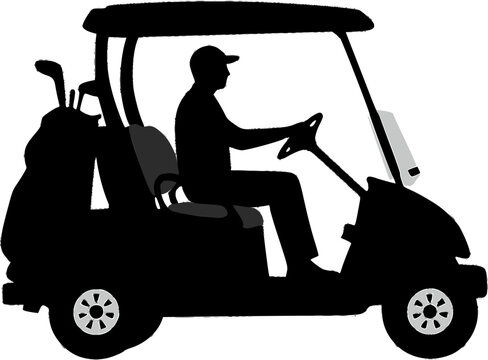 recommend clip art: Golf car silhouette vector
                    