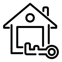 home Line Icon