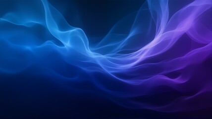 Blue and purple smoke against dark background.