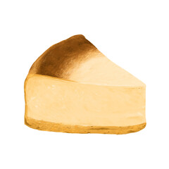 bread on a white background