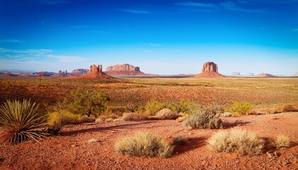 Obraz premium arizona desert landscape background