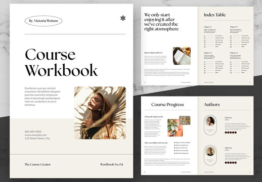 Black And Cream Course Workbook