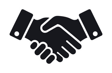 handshake icon vector illustration