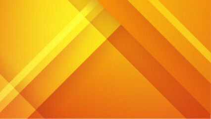 Abstract orange and yellow gradient square shape overlay background vector illustration