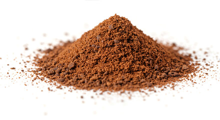 Clove powder pile isolated on white Full HD background