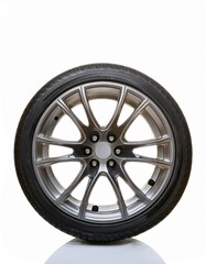 Obraz premium Silver Alloy Wheel