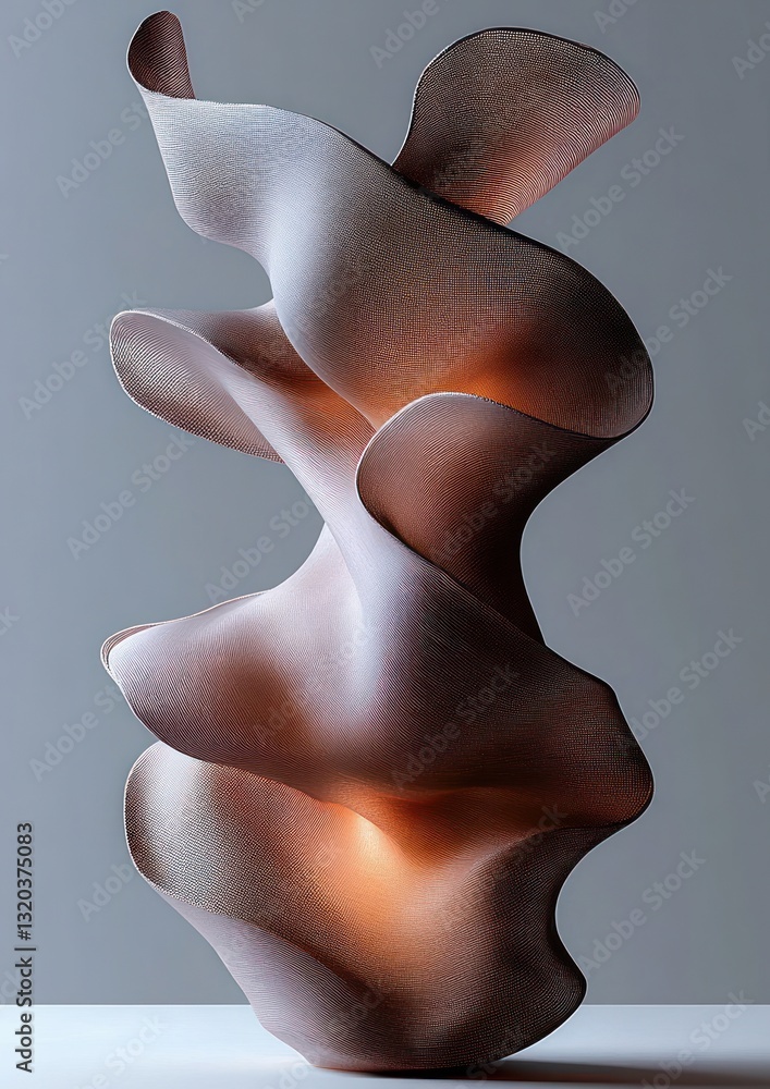 Poster abstract flowing fabric texture smooth design dynamic motion background elevating textile elements