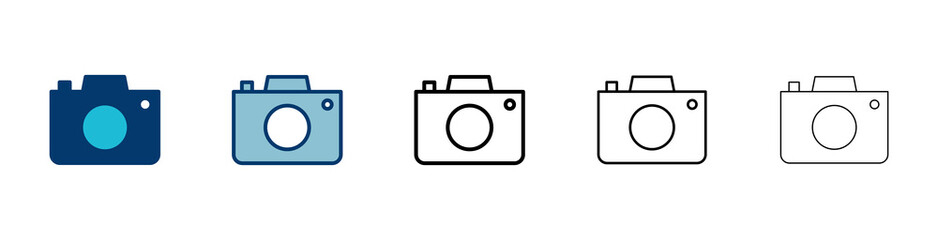 Camera Icon vector isolated on white background. Camera symbol. Camera vector icon