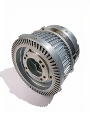 Industrial Motor Close-up