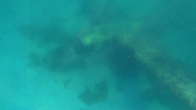 Plane of Pablo Escobar underwater Cartagena Colombia submerged touristic attraction