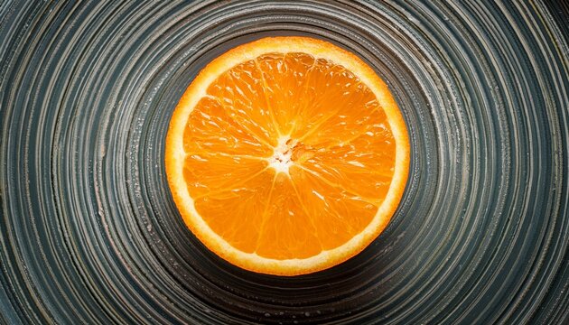 orange circle shape element