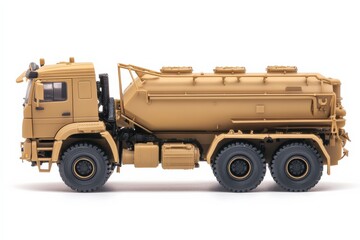 Desert Tan Military Tanker Truck Model.