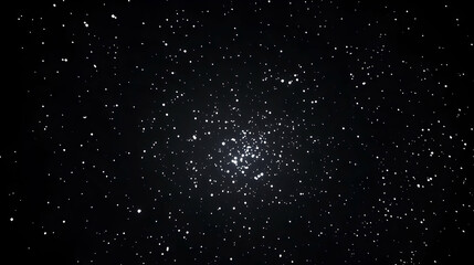Obraz premium Majestic star cluster in a dark night sky, perfect for backgrounds, websites, or presentations.