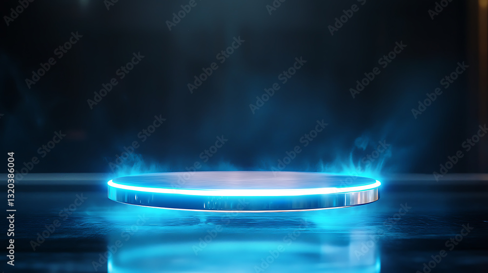 Poster futuristic energy source activation virtual space digital art sci-fi environment low angle view tech