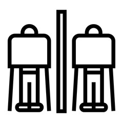 booth Line Icon