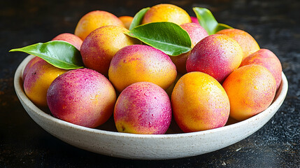 Fresh colorful fruit