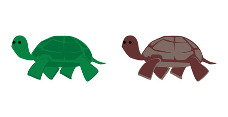 Turtle line icon, filled outline vector sign, linear colorful pictogram isolated on white. Symbol, logo illustration