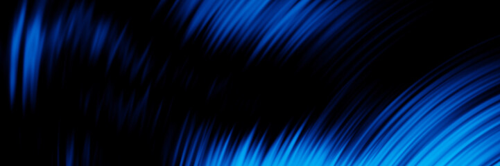 Abstract black and blue wave background
