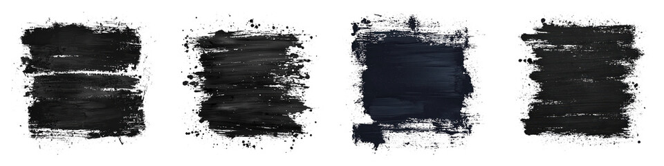 Naklejka premium Moody dramatic and atmospheric abstract background created with monochrome ink splashes blots drips and textured brush strokes This grungy modern