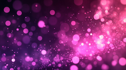 Abstract Digital Configuration of Pink and Purple Dots