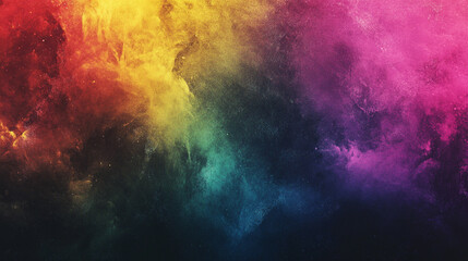 Grainy Noisy Gradient Background in Rainbow Colors