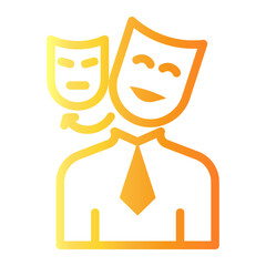 democracy Line Gradient Icon