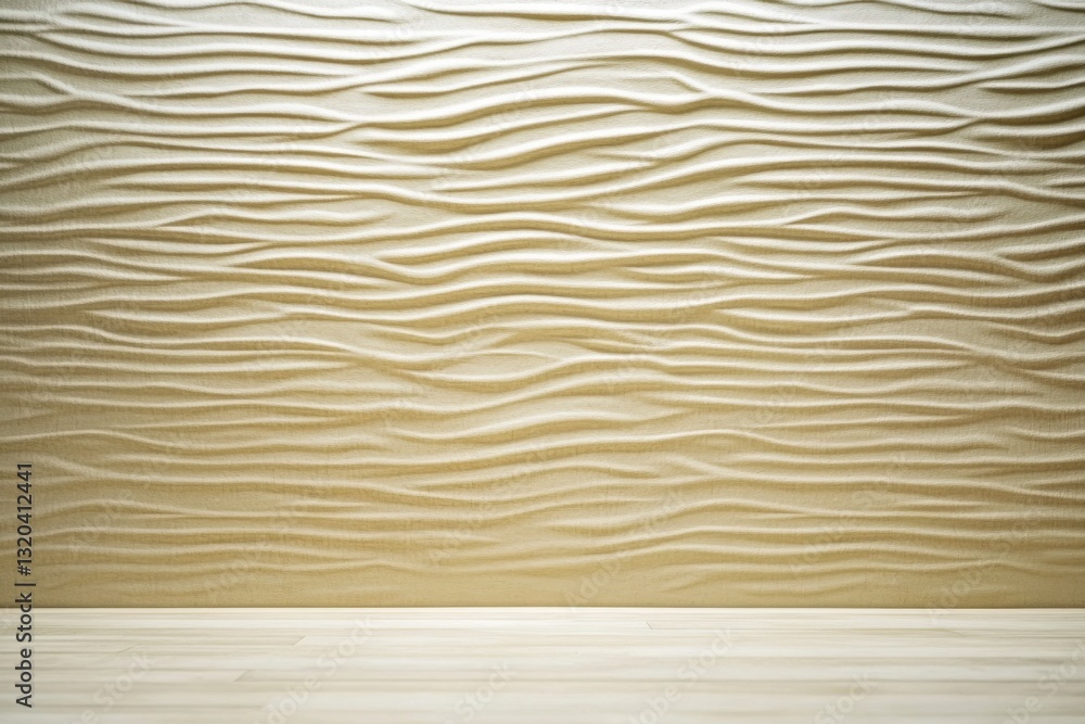 Poster textured studio backdrop with neutral tones and ample space for creative design projects