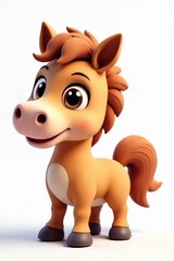 Fototapeta premium Cute horse