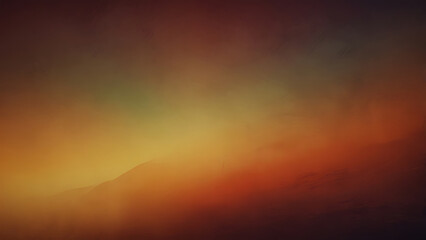 Colorful sunset in the mountains. Nature background. Vintage style.