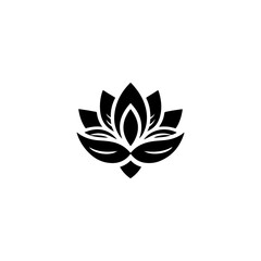 Lotus Logo. Lotus Logo Design. Lotus Logo Brand. Lotus Logo Vector Design Isolated on White Background