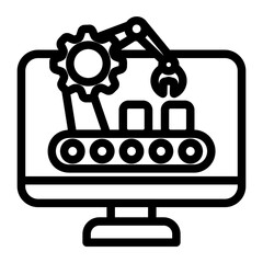 manufacture Line Icon