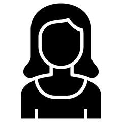 Obraz premium Woman Icon