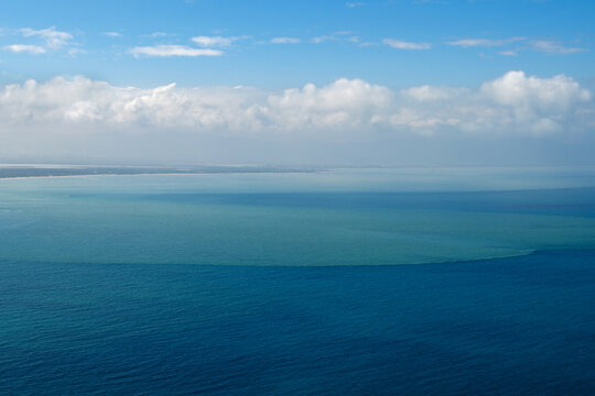 Littoral bleu et turquoise