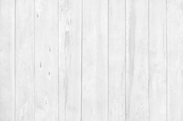 White wood planks texture background with vertical natural patterns for design art work and interior or exterior.