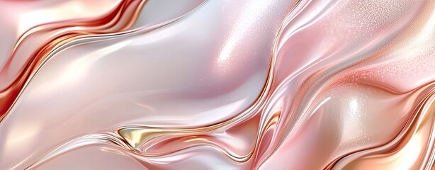 Obraz premium Elegant abstract texture with flowing pastel shades, perfect for background or design use.