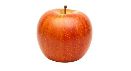 Fresh red apple isolated on white background