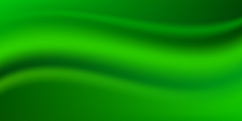 Modern liquid background with green gradient. Dynamic shape composition. vector