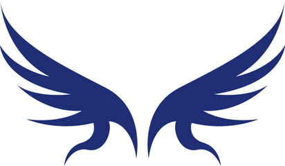 Obraz premium Wing Vector Stock Illustration Element