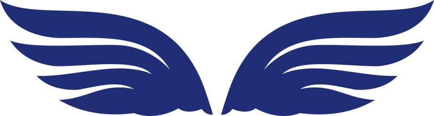 Obraz premium Wing Vector Stock Illustration Element