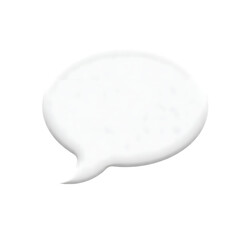 white speech bubble PNG transparent