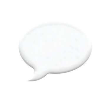 white speech bubble PNG transparent