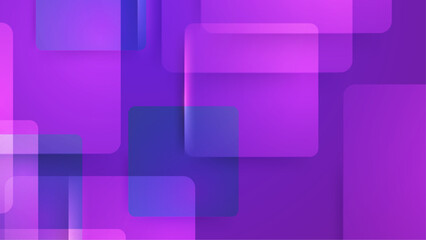 purple gradient geometric abstract background with overlap vector illustration
