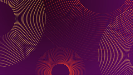 dark purple abstract circular lines background vector illustration, for graphic design projects, digital art, website backgrounds, or business presentation