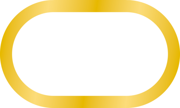 frame golden luxury transparent background design