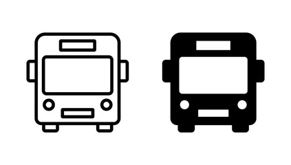 Bus icon vector. bus sign and symbol