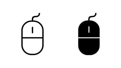 Mouse icon vector. click sign and symbol. pointer icon vector.