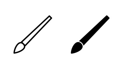 Paint icon vector. paint brush sign and symbol. paint roller icon vector