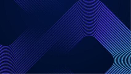 abstract elegant dark blue gradient background with geometric shapes vector illustration