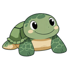 Obraz premium Cute turtle plush toy with soft, cuddly design and friendly expression