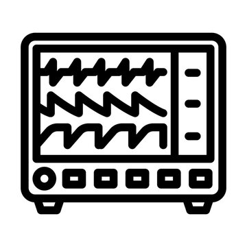recommend clip art: heart rate monitor cardiology line icon vector illustration